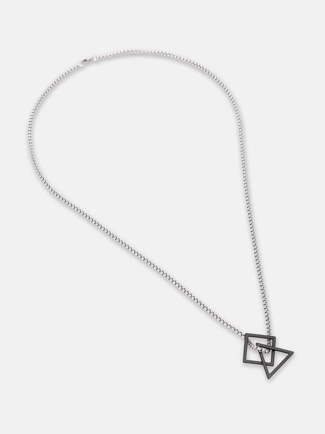 The Quad Pendant Necklace - Midnight Black