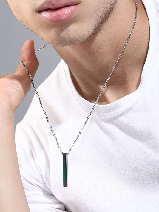The Monolith Pendant Necklace - Sea Green