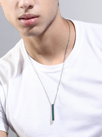 The Monolith Pendant Necklace - Sea Green