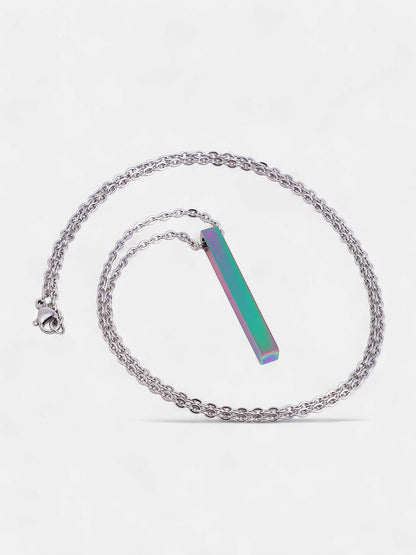 The Monolith Pendant Necklace - Sea Green