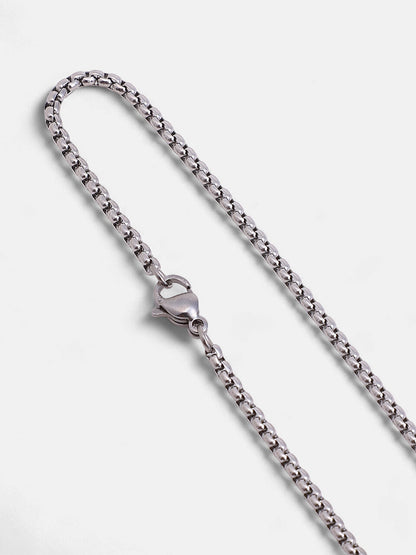 The Acoustic Pendant Necklace - Metallic Silver