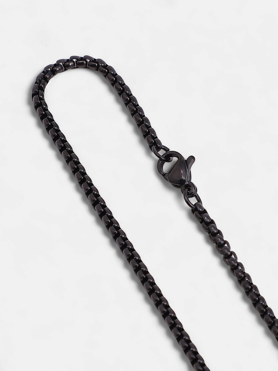 The Monolith Pendant Necklace - Onyx Black
