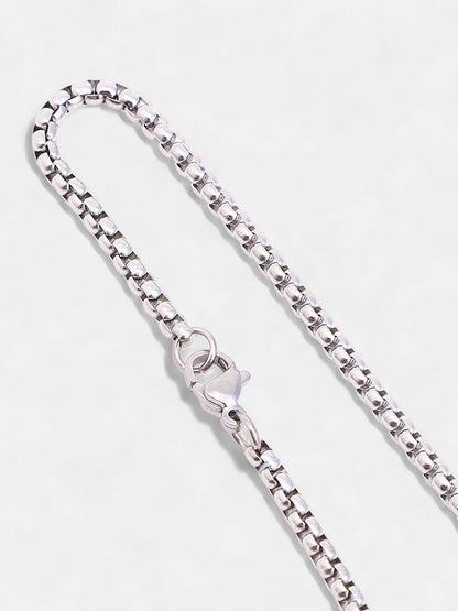 The Celestrial-Cross Pendant Necklace - Metallic Silver