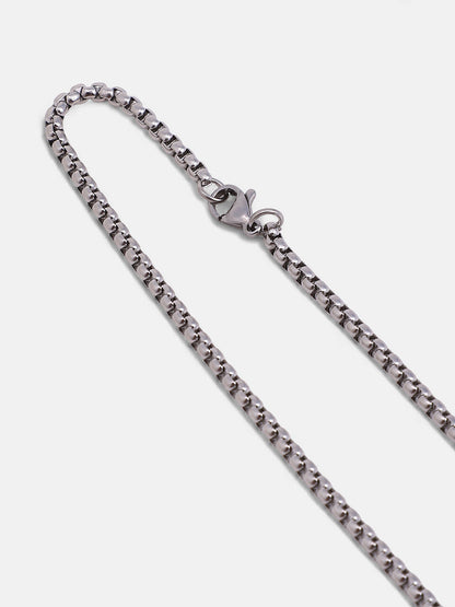 The Eagle-Blade Pendant Necklace - Metallic Silver