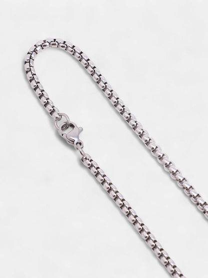 The Snakehead Pendant Necklace - Metallic Silver
