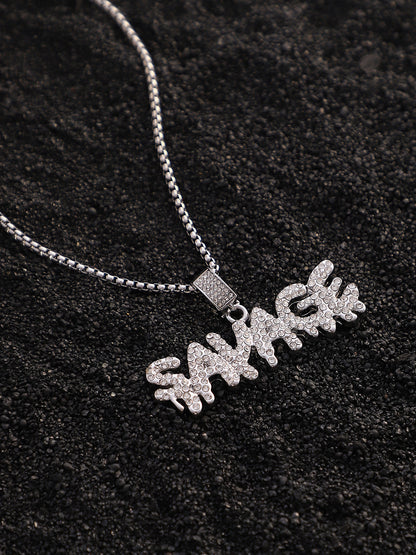 The Savage-Drip Pendant Necklace