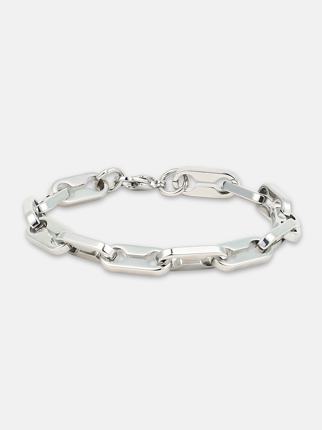 The Ribbed Round Watch With Link Bracelet Combo