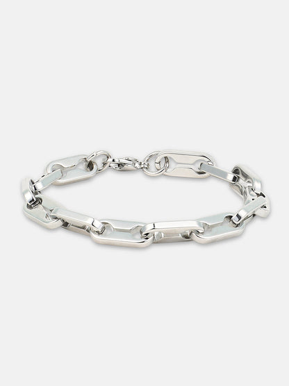 The Ribbed Round Watch With Link Bracelet Combo
