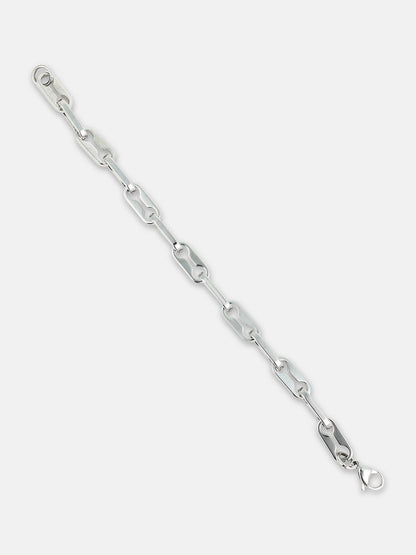 The Ribbed Round Watch With Link Bracelet Combo