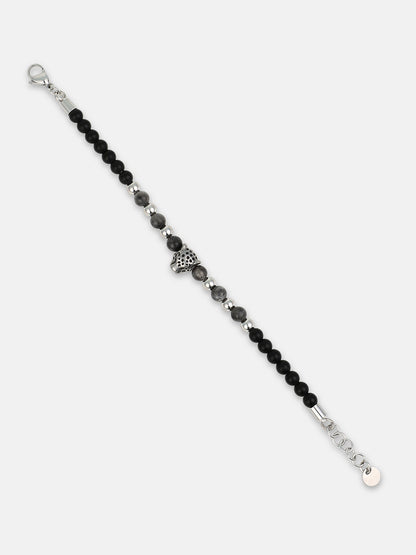 The Bijou Round Watch With Beaded Bracelet Combo