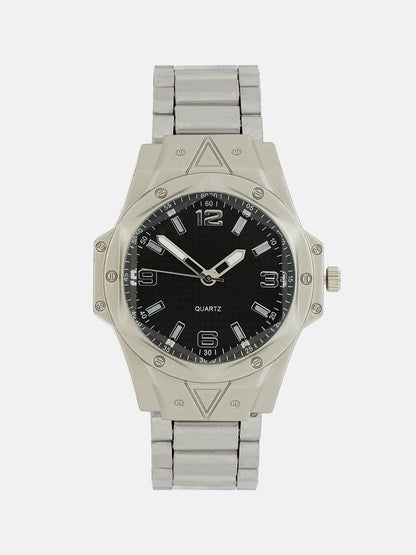 The Torque Driftor Round Watch With Leather Bracelet Combo