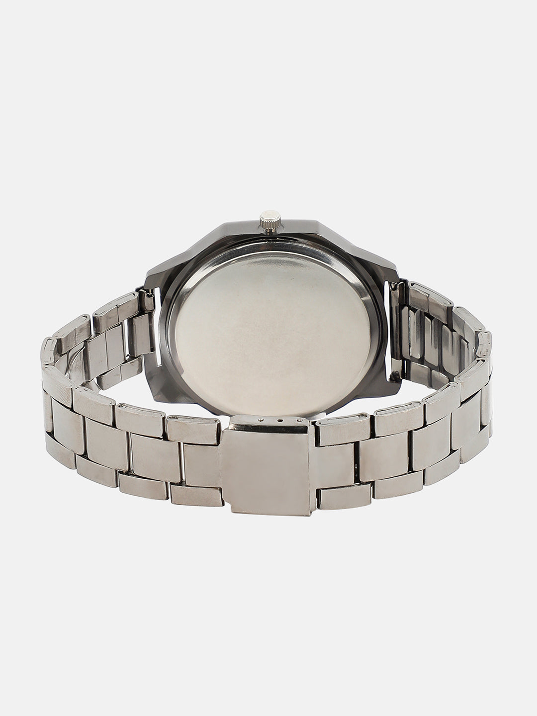 The Formula Chain Round Watch With Wrap Bracelet Combo