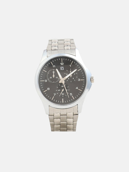 The Grind Four-Dial Round Watch With Cuff Bracelet Combo