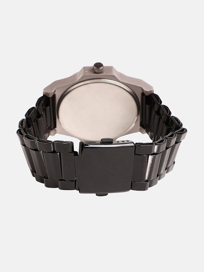 The Torque Driftor Round Watch With Beaded Bracelet Combo