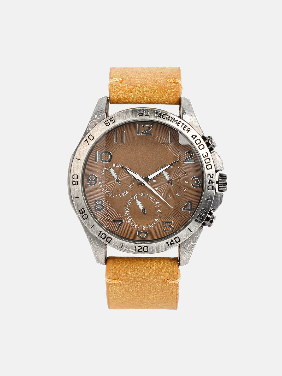 The Peregron Round Watch With Cuff Bracelet Combo