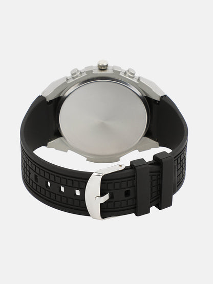 The Nomadé Four-Dial Round Watch With Chain Bracelet Combo