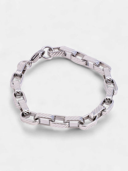 The Nomadé Four-Dial Round Watch With Chain Bracelet Combo