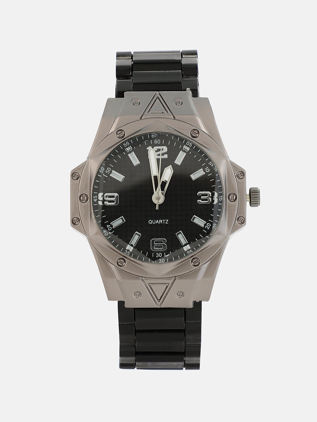 The Torque Driftor Round Watch With Leather Bracelet Combo