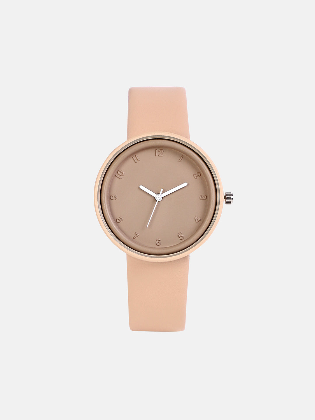 The Off-Duty Round Watch With Beaded Bracelet Combo