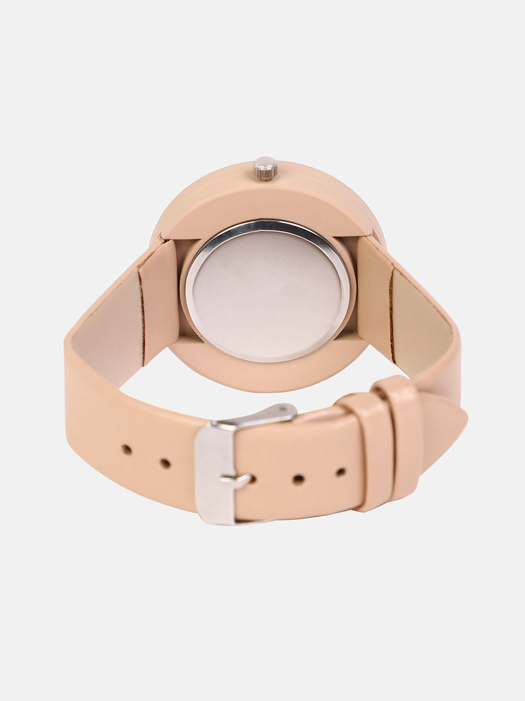 The Off-Duty Round Watch With Beaded Bracelet Combo