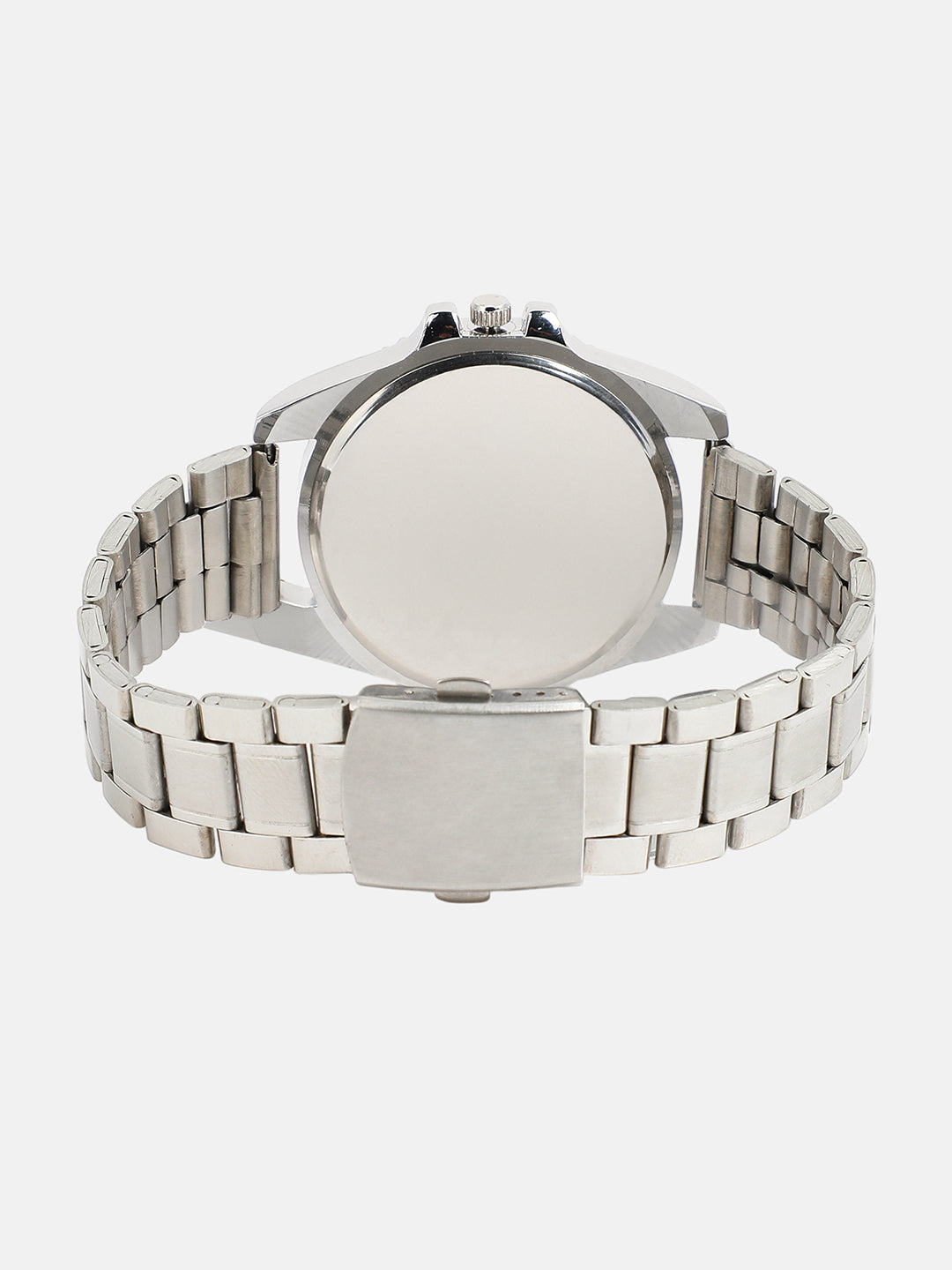 The Ribbed Round Watch With Chain Bracelet Combo