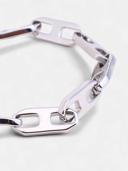 The Bijou Round Watch With Chain Bracelet Combo