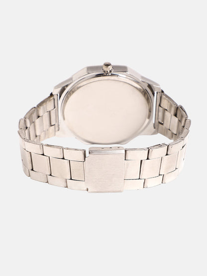 The Formula Chain Round Watch With Chain Bracelet Combo