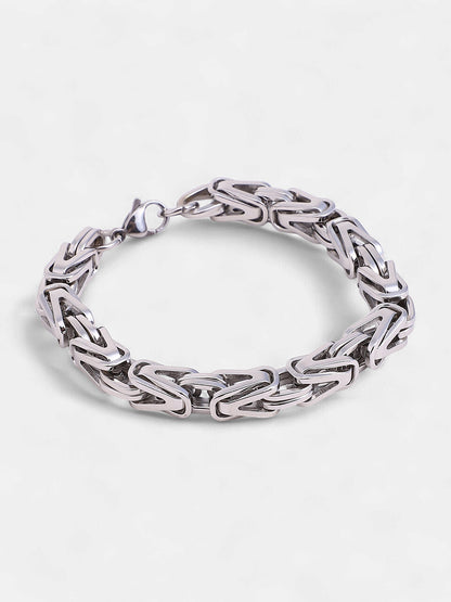 The Formula Chain Round Watch With Chain Bracelet Combo