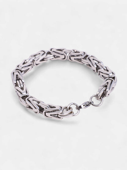 The Formula Chain Round Watch With Chain Bracelet Combo
