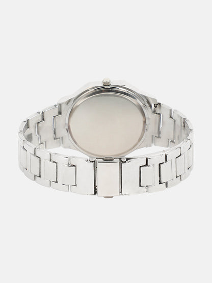 The Formula Chain Round Watch With Chain Bracelet Combo