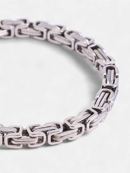 The Formula Chain Round Watch With Chain Bracelet Combo