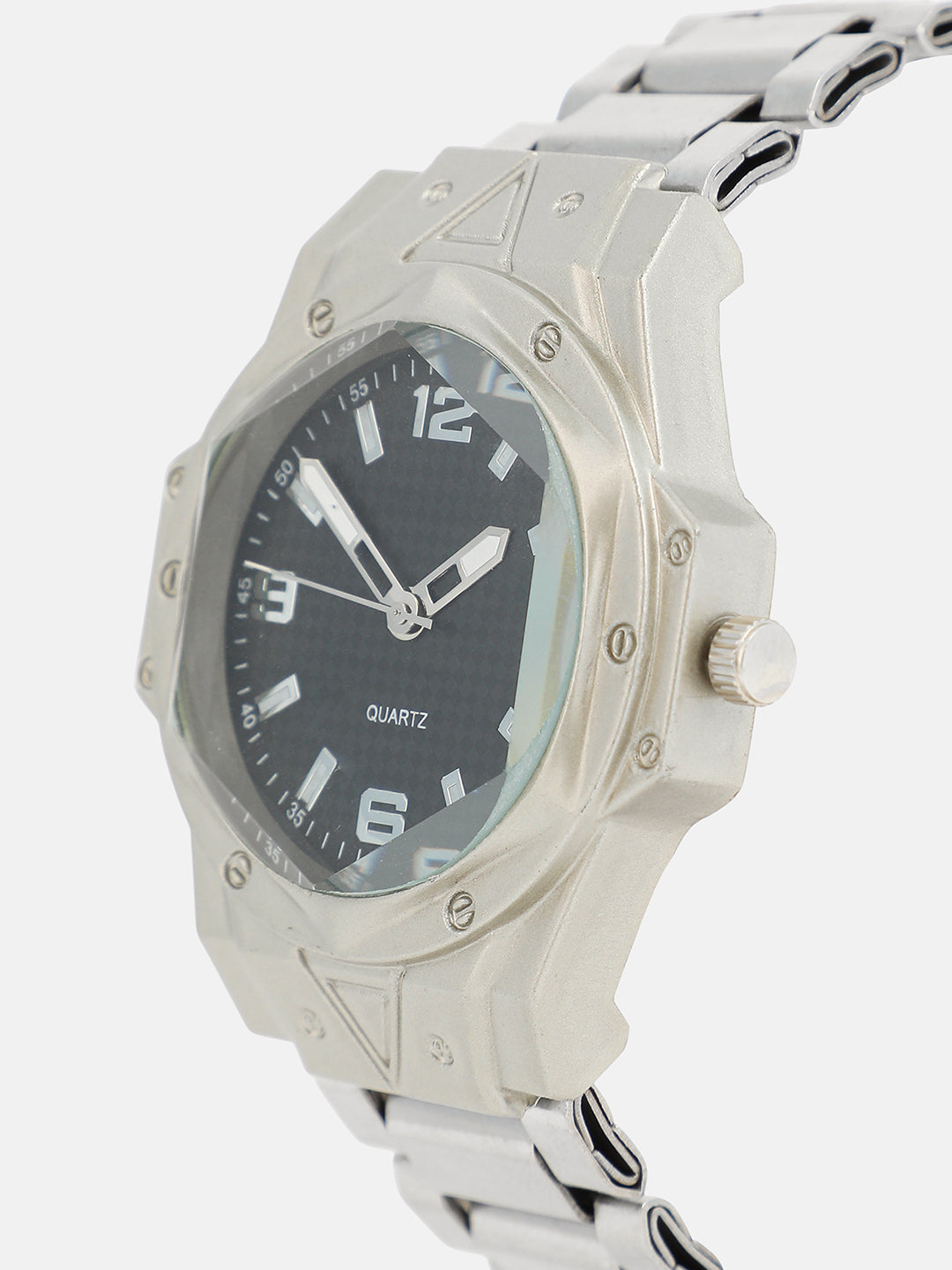 The Torque Driftor Round Watch With Link Bracelet Combo