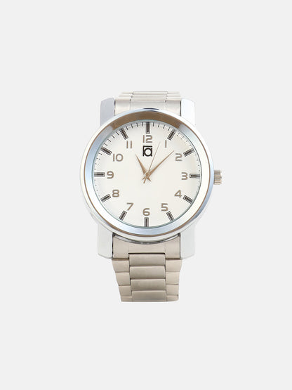 The Daily Round Watch With Link Bracelet Combo