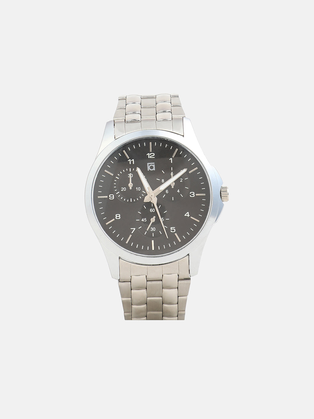 The Grind Four-Dial Round Watch With Link Bracelet Combo