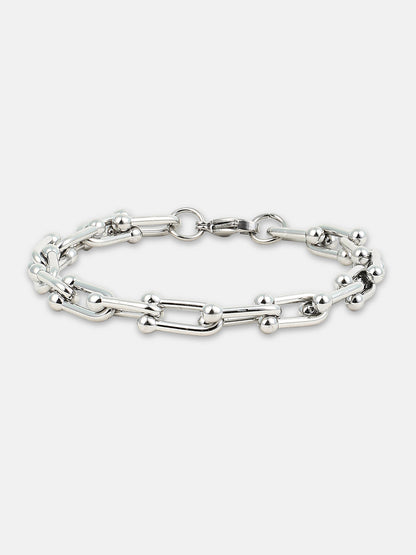 The Studio Round Watch With Link Bracelet Combo