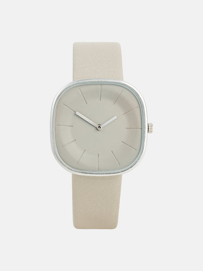 The Off-Duty Cushion Watch - Ivory White