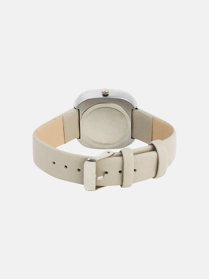 The Off-Duty Cushion Watch - Ivory White