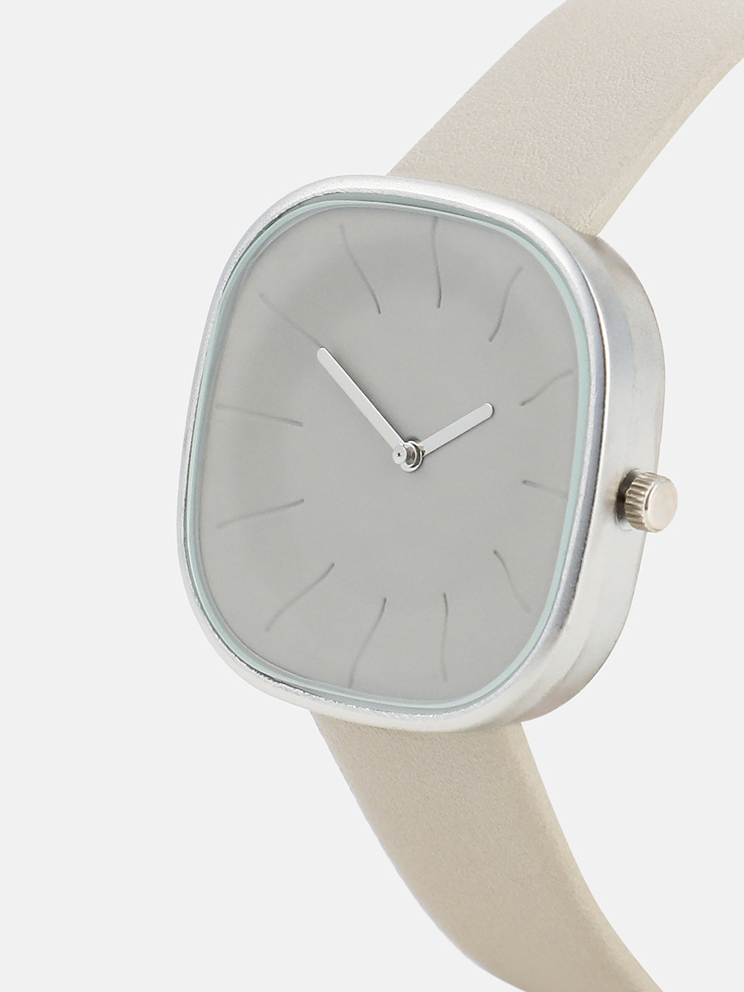 The Off-Duty Cushion Watch - Ivory White