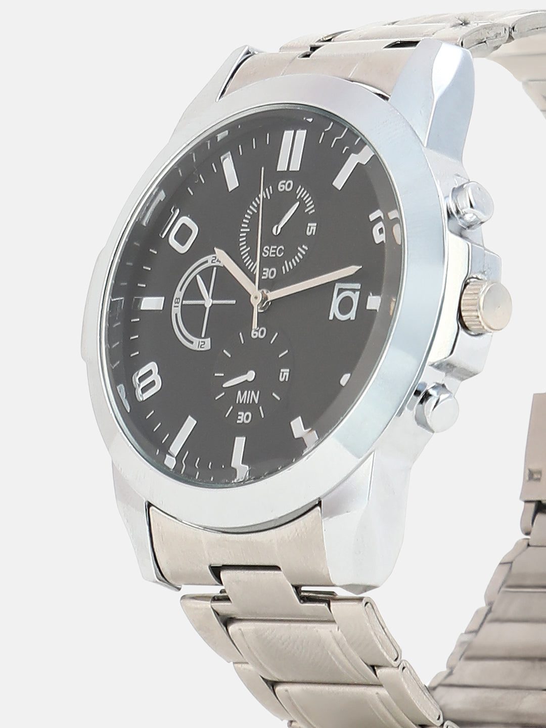 The Explorer's Round Watch - Metallic Silver