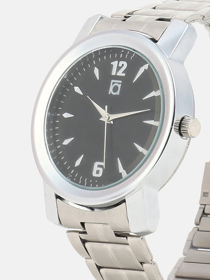 The Studio Round Watch - Metallic Silver
