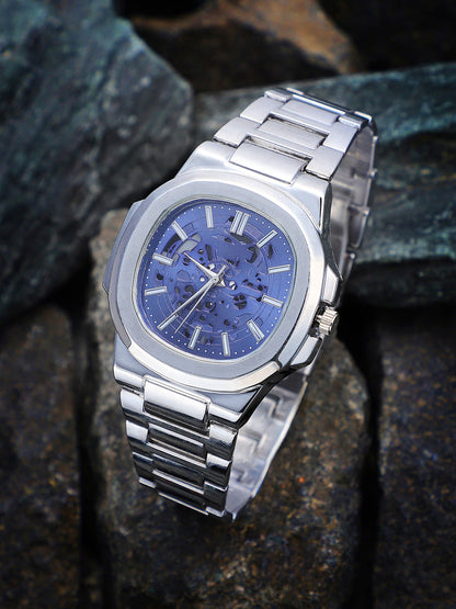 The Luméa Round Watch - Metallic Silver