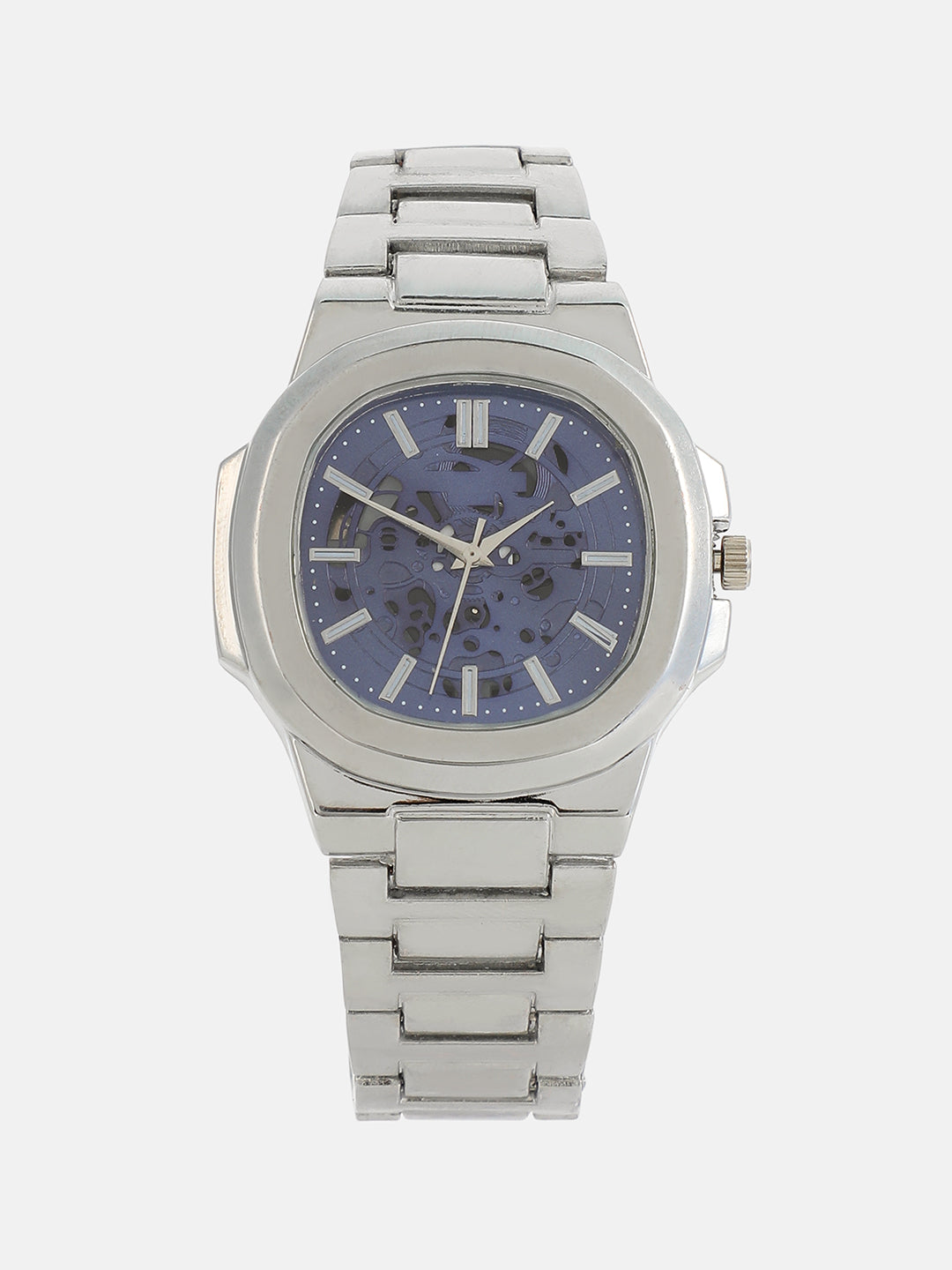 The Luméa Round Watch - Metallic Silver