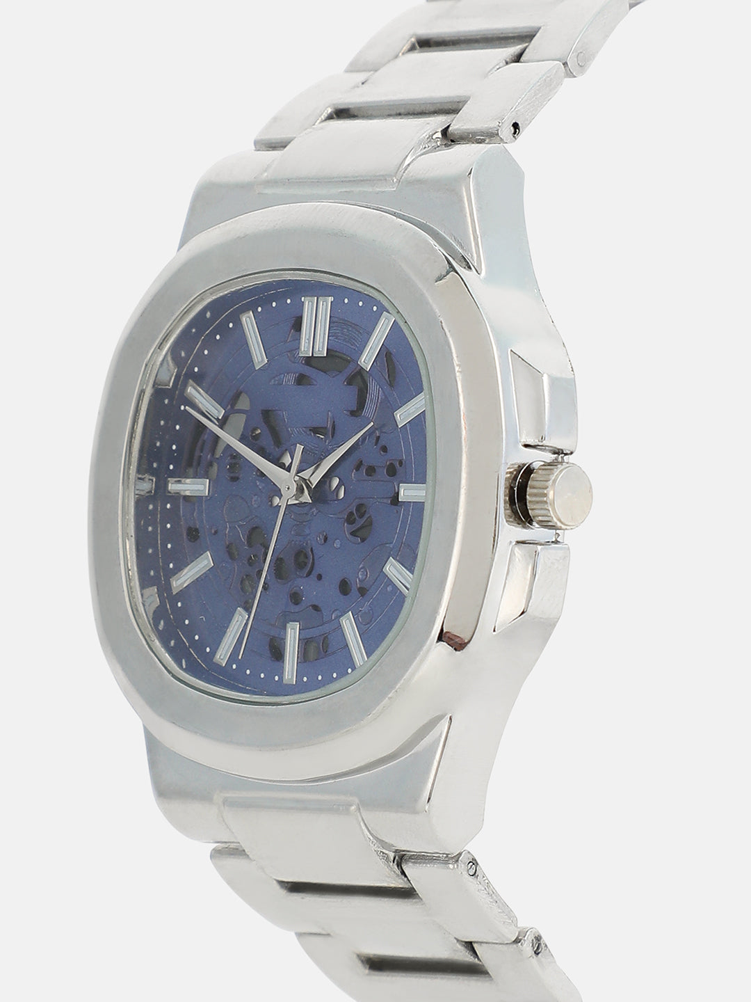 The Luméa Round Watch - Metallic Silver