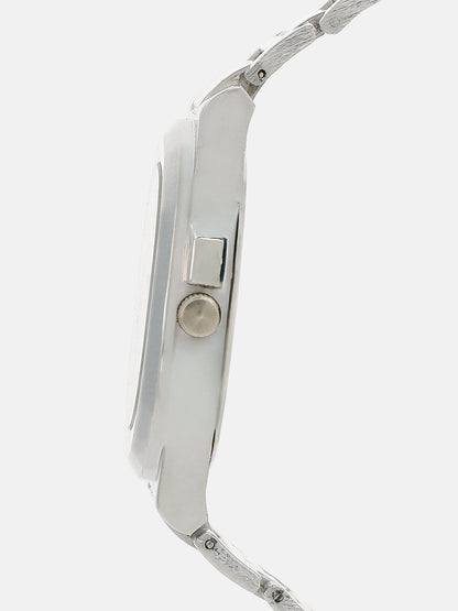 The Luméa Round Watch - Metallic Silver