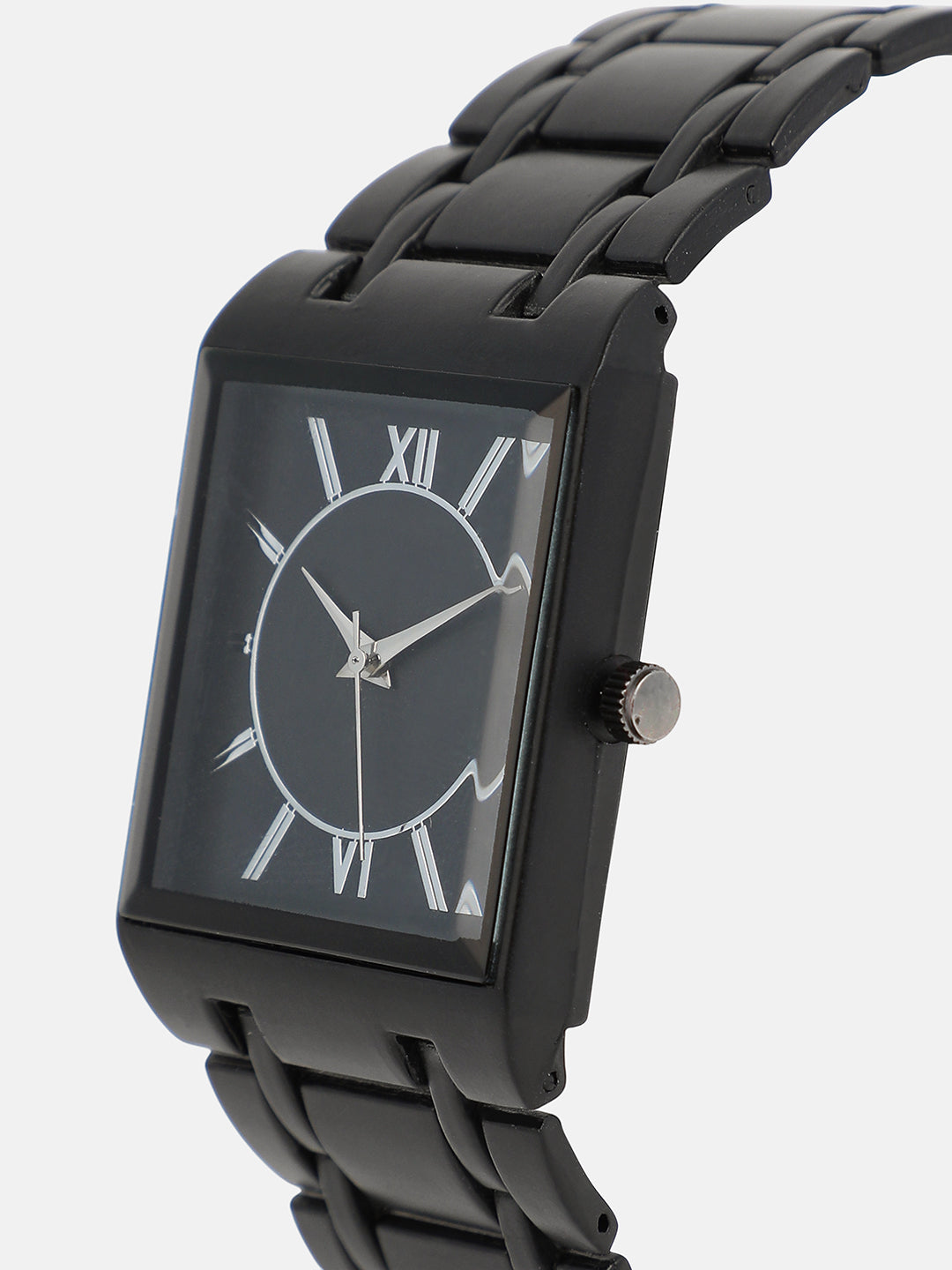 The Perdiem Rectangular Watch - Onyx Black