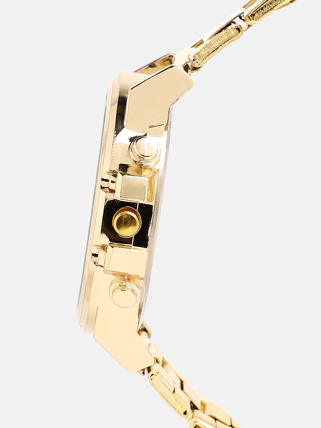 The Navos Chain Round Watch - California Gold