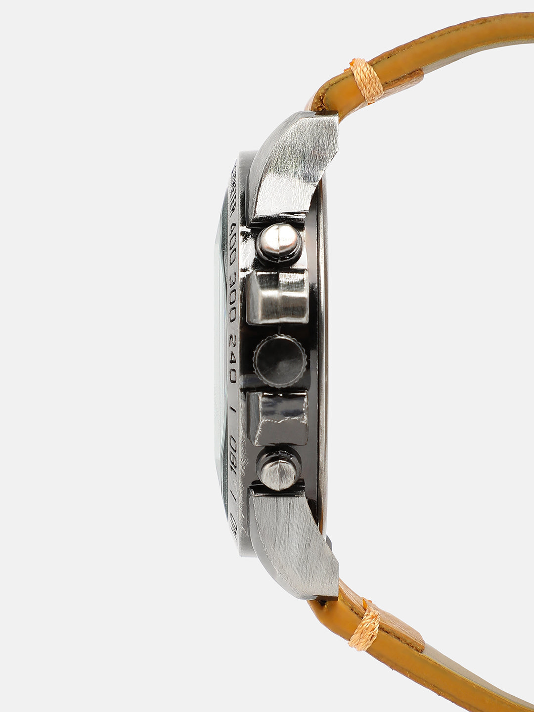 The Peregron Round Watch - Burnt Brown