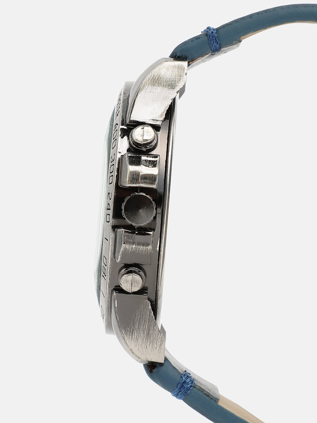 The Peregron Round Watch - Indigo Blue