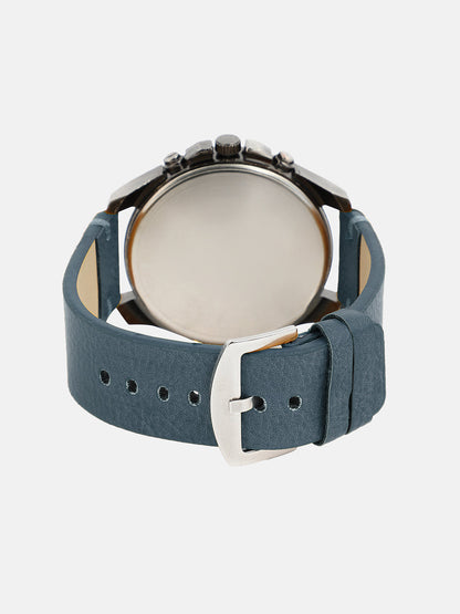 The Peregron Round Watch - Indigo Blue