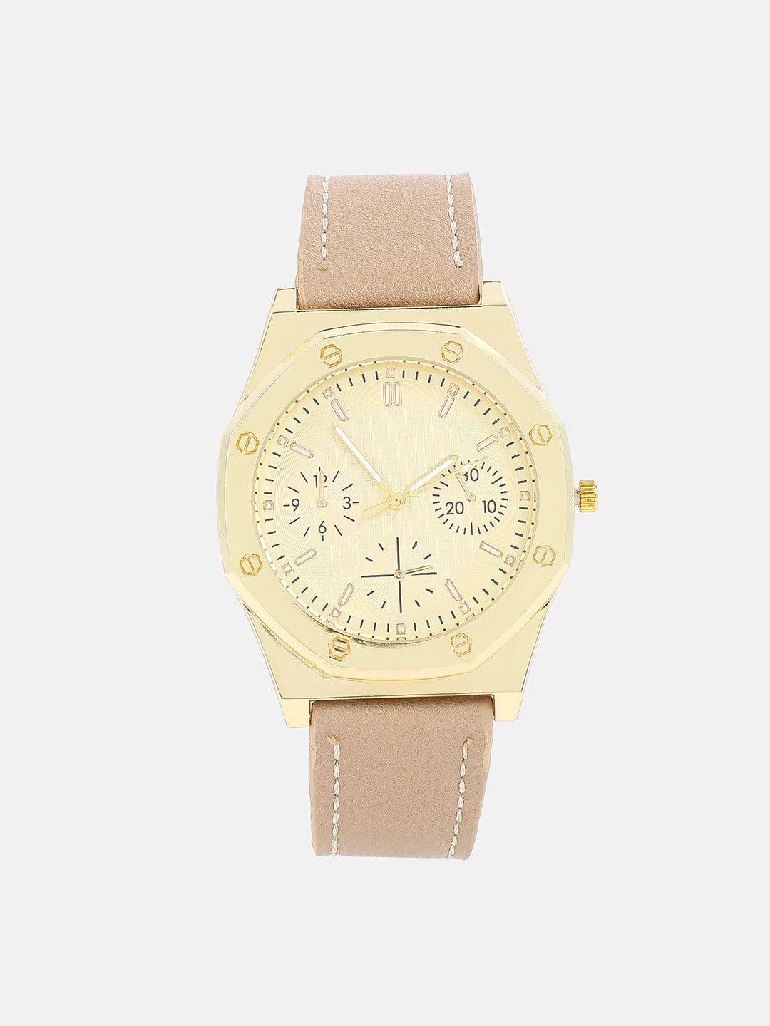 The Drifter's Compass Round Watch - Khaki Brown